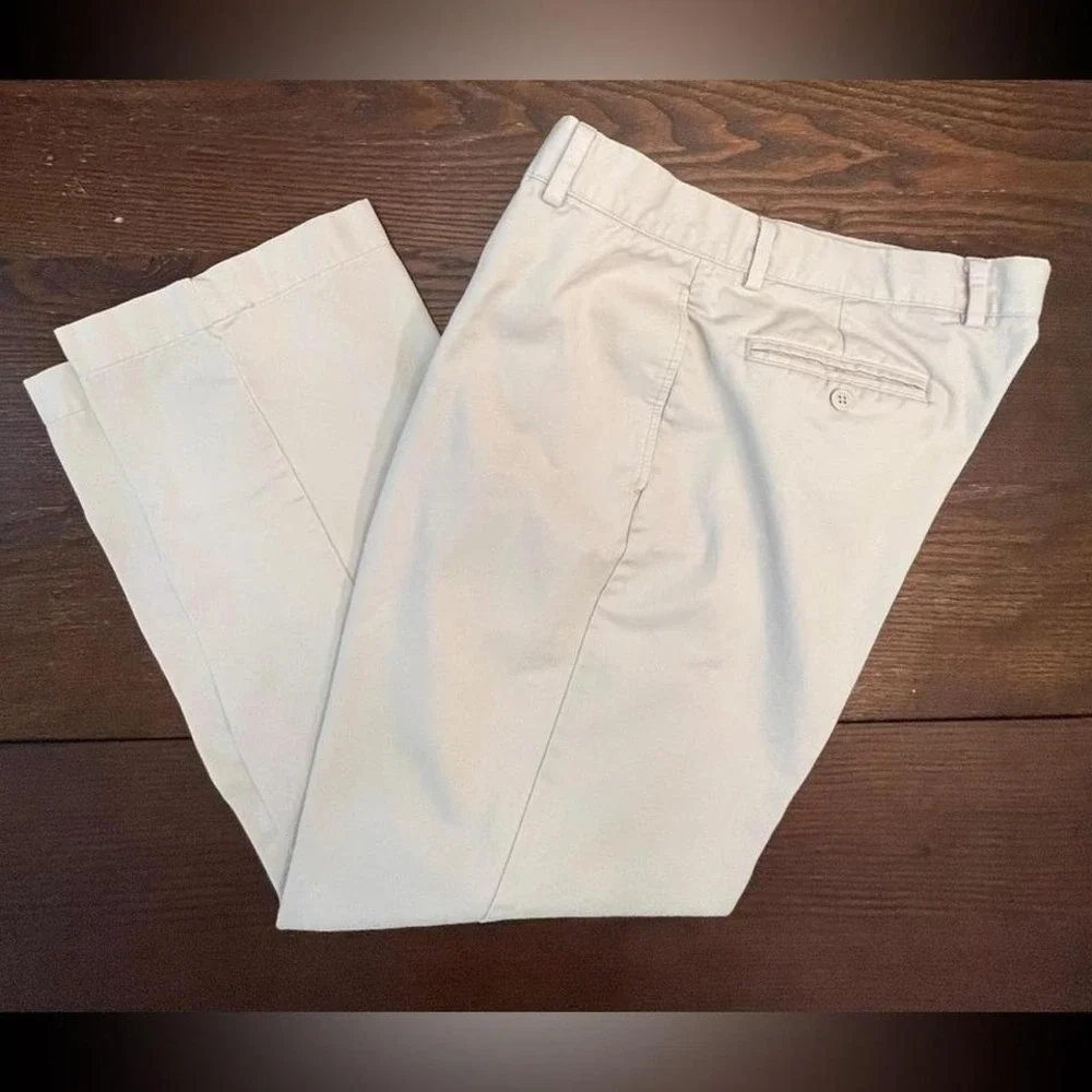 Dockers W38 L34 Khaki 100% Cotton Straight Leg Casual‎ Pants